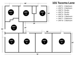 101-107 Tacoma Ln, West Palm Beach, FL for lease Site Plan- Image 1 of 1