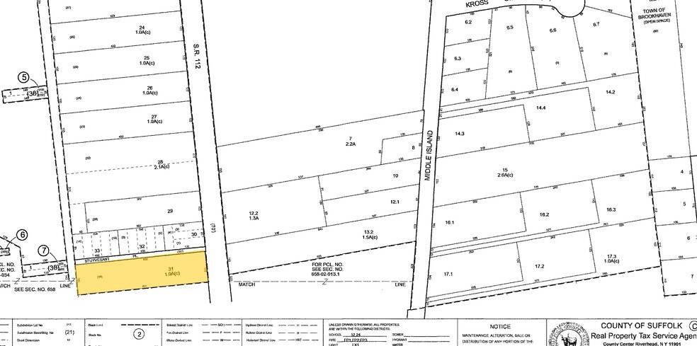 2956 Route 112, Medford, NY à vendre - Plan cadastral - Image 3 de 5