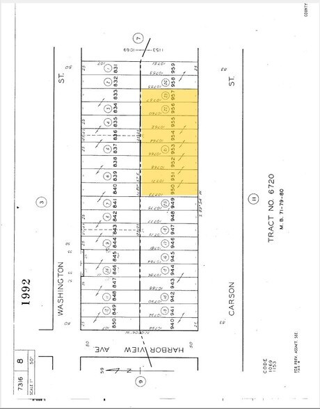 2625 E Carson St, Carson, CA à vendre - Plan cadastral - Image 2 de 2