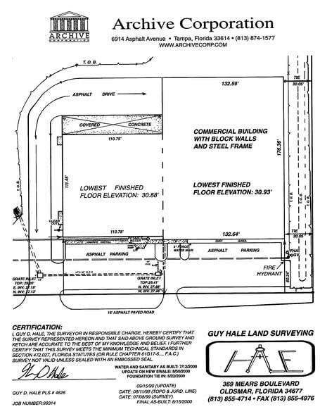6914 Asphalt Ave, Tampa, FL for lease - Site Plan - Image 2 of 13