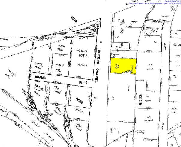 2149 Queens Chapel Rd NE, Washington, DC à louer - Plan cadastral - Image 2 de 3