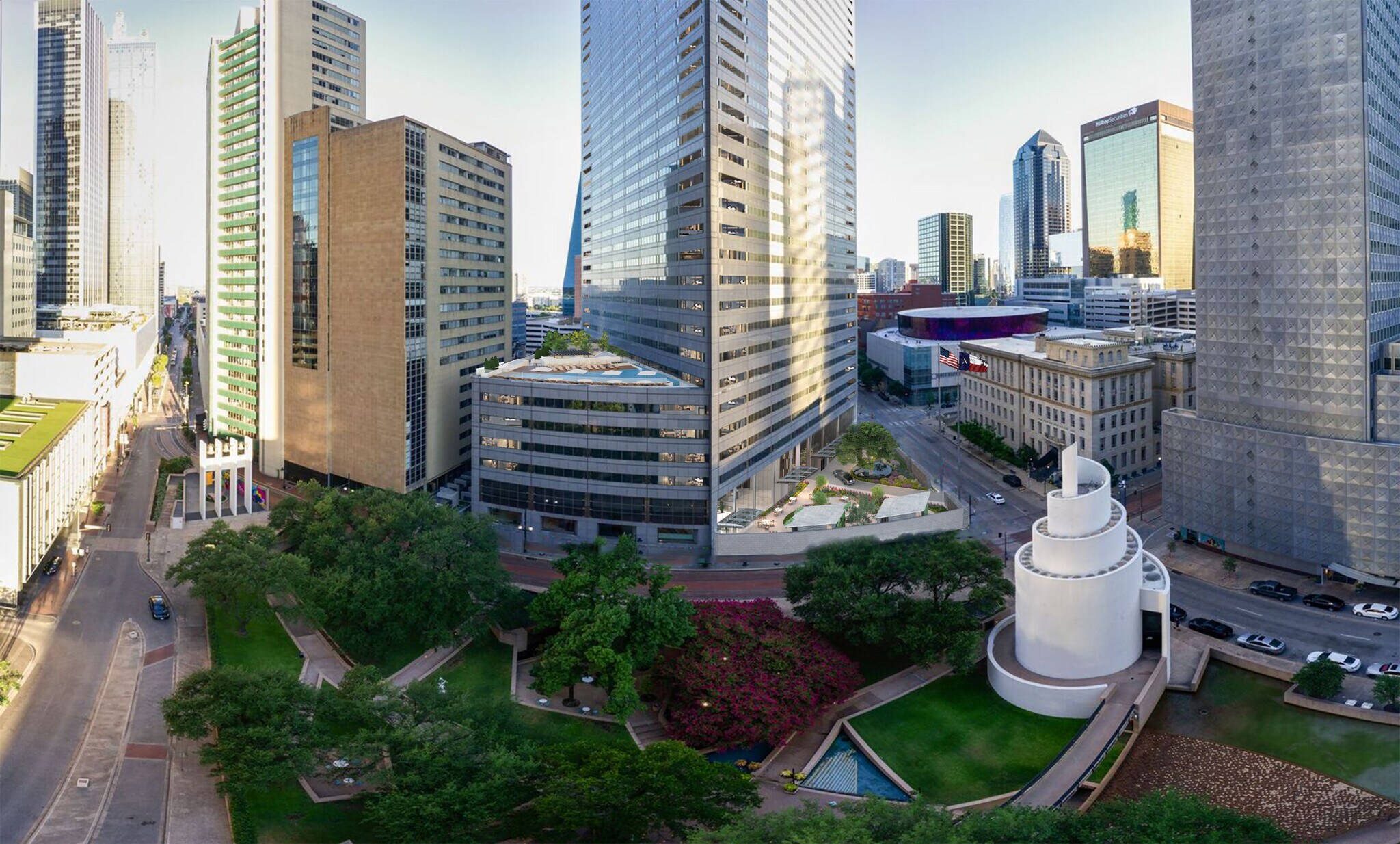 401 N Ervay St, Dallas, TX à louer Photo du bâtiment- Image 1 de 23