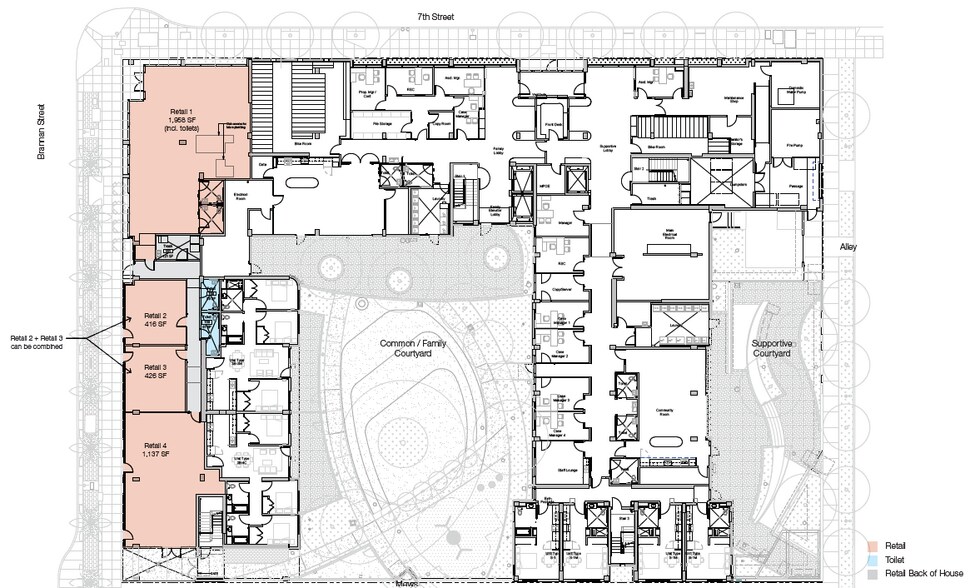 600 7th St, San Francisco, CA à louer - Plan d’étage - Image 2 de 2