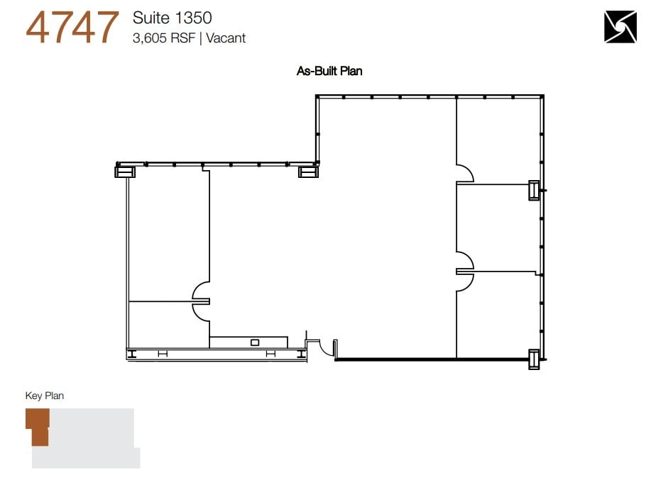 4747 Executive Dr, San Diego, CA à louer Plan d’étage- Image 1 de 1