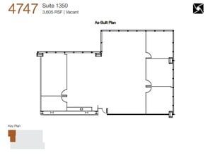 4747 Executive Dr, San Diego, CA à louer Plan d’étage- Image 1 de 1