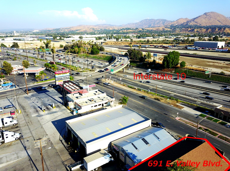 691 E Valley Blvd, Colton, CA for sale - Aerial - Image 2 of 8