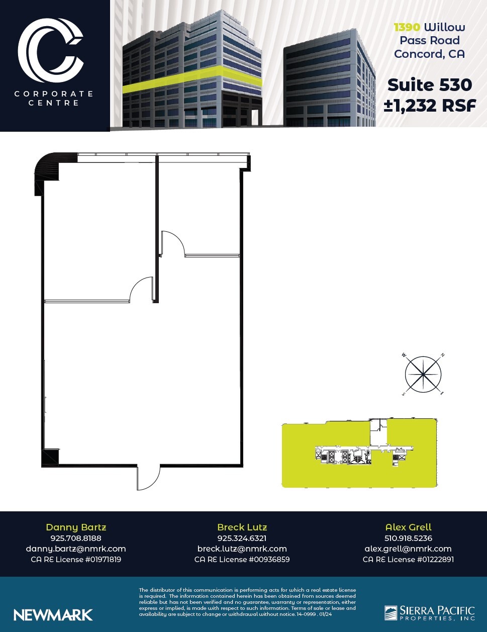 1390 Willow Pass Rd, Concord, CA for lease Floor Plan- Image 1 of 1