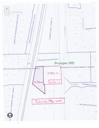 Plus de détails pour 1295 N Coleman St, Prosper, TX - Terrain à vendre