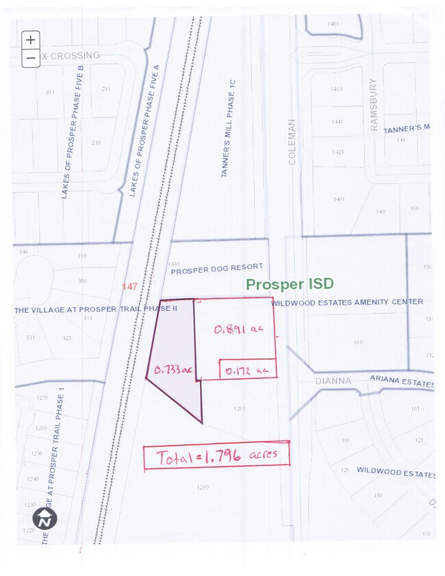 Plus de détails pour 1295 N Coleman St, Prosper, TX - Terrain à vendre