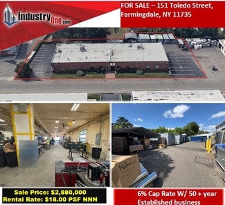More details for 151 Toledo St, Farmingdale, NY - Industrial for Sale