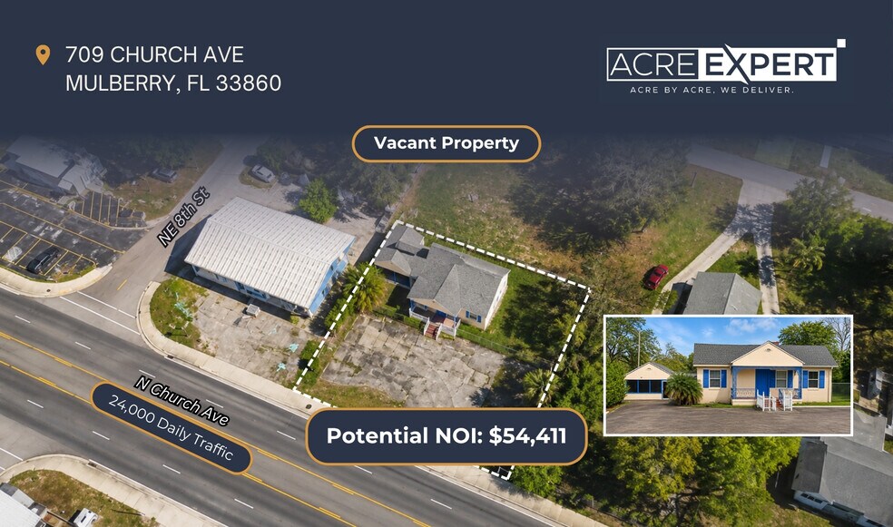 709 N Church St, Mulberry, FL à vendre - Photo du bâtiment - Image 3 de 12