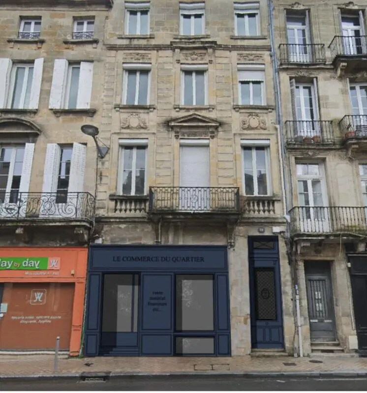 Commerce de détail dans Bordeaux à louer Photo du bâtiment- Image 1 de 2