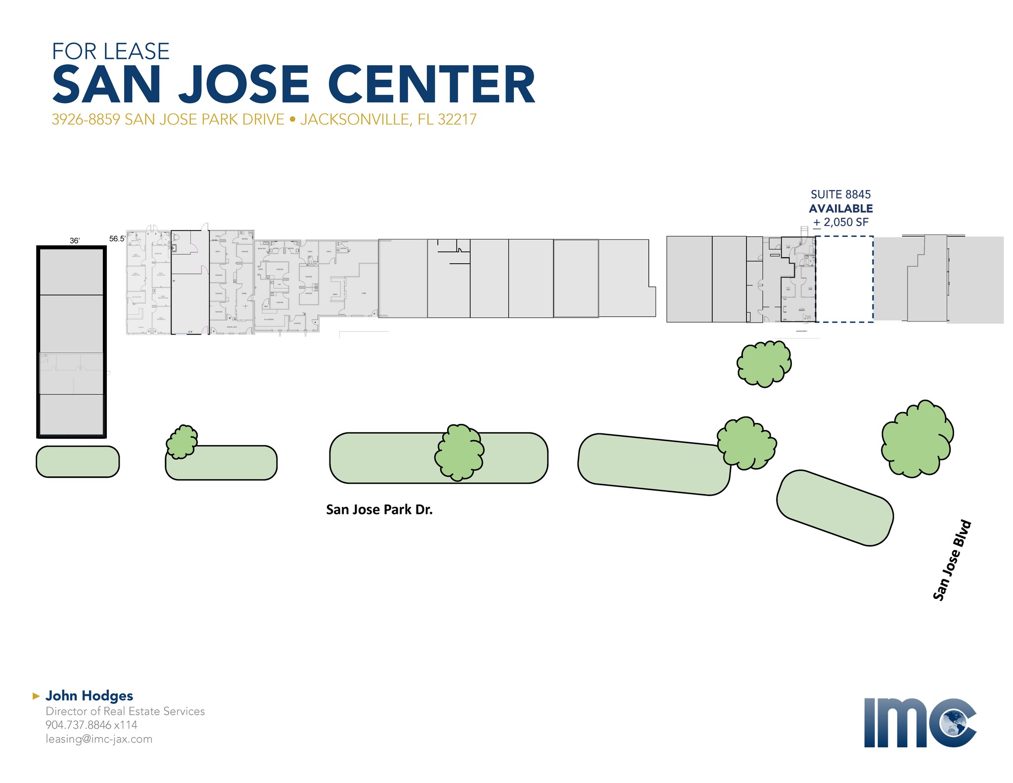 3926-3932 San Jose Park Dr, Jacksonville, FL for lease Floor Plan- Image 1 of 2