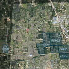 16515 FM 2920, Tomball, TX - aerial  map view