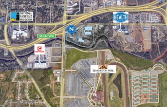 Martin Luther King Ave & NE 63rd St, Oklahoma City, OK - AERIAL  map view