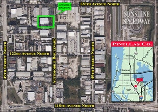 12450 Automobile Blvd, Clearwater, FL - Aerial map view