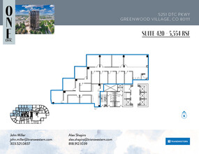 5251 Dtc Pky, Greenwood Village, CO à louer Plan d’étage- Image 2 de 5