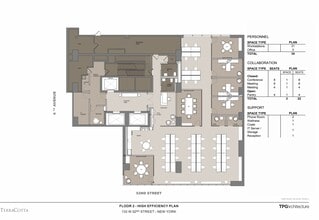 133 W 52nd St, New York, NY à louer Plan d’étage- Image 1 de 10