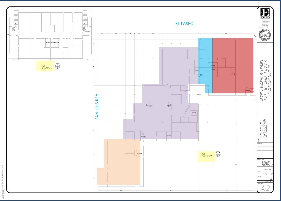 73760-73790 El Paseo, Palm Desert, CA à louer Plan d  tage- Image 1 de 2