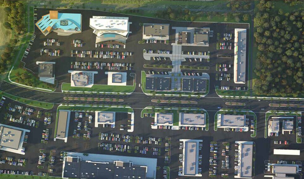 Hwy 12 76th St, Lacombe, AB for lease - Aerial - Image 2 of 4