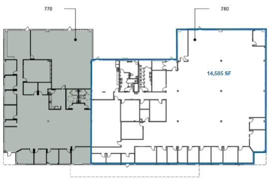 770-780 Brooksedge Plaza Dr, Westerville, OH à louer Plan d’étage- Image 1 de 1
