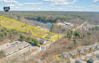 593 Massachusetts Ave, Boxborough, MA - Aerial map view