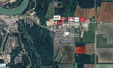 2501 41 Av, Athabasca, AB - Aérien  Vue de la carte