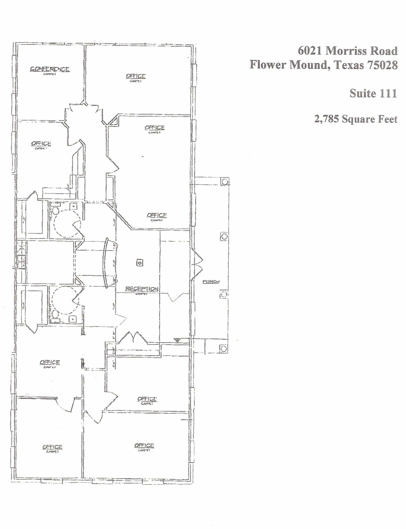 6021 Morriss Rd, Flower Mound, TX à louer Plan de site- Image 1 de 1