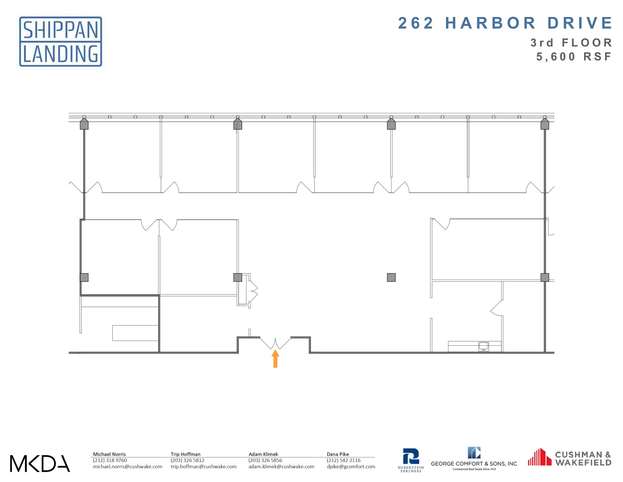 208 Harbor Dr, Stamford, CT à louer Plan d  tage- Image 1 de 1