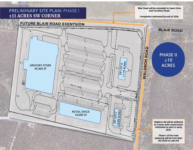 Waldron Road at Blair Road, La Vergne, TN à louer - Plan de site - Image 2 de 2
