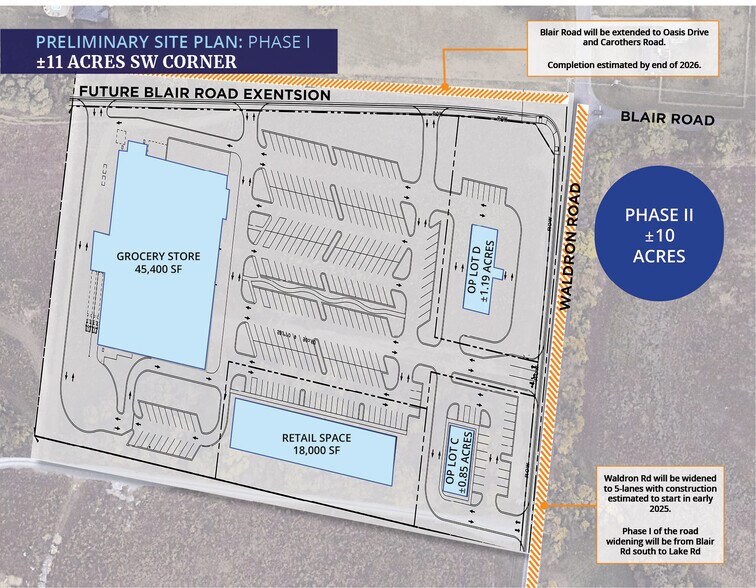 Waldron Road at Blair Road, La Vergne, TN for lease - Site Plan - Image 2 of 2