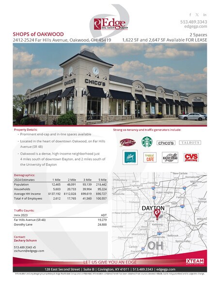 2412-2524 Far Hills Ave, Oakwood, OH à louer - Autre - Image 2 de 7