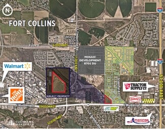 Plus de détails pour NWC E Mulberry & Greenfield Ct, Fort Collins, CO - Terrain à vendre