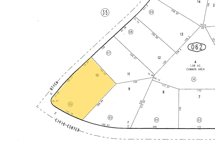10670 Civic Center Dr, Rancho Cucamonga, CA for lease - Plat Map - Image 2 of 11