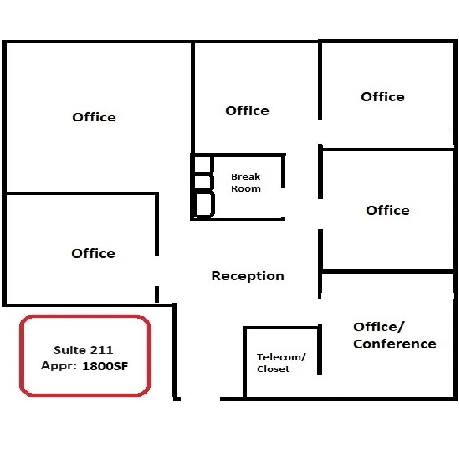 833 E Arapaho Rd, Richardson, TX à louer Plan d’étage- Image 1 de 1