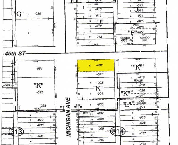 4501 S Michigan Ave, Chicago, IL à vendre - Plan cadastral - Image 3 de 6