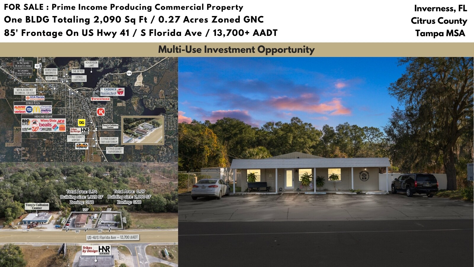 3287 S Florida Ave, Inverness, FL for sale Primary Photo- Image 1 of 42