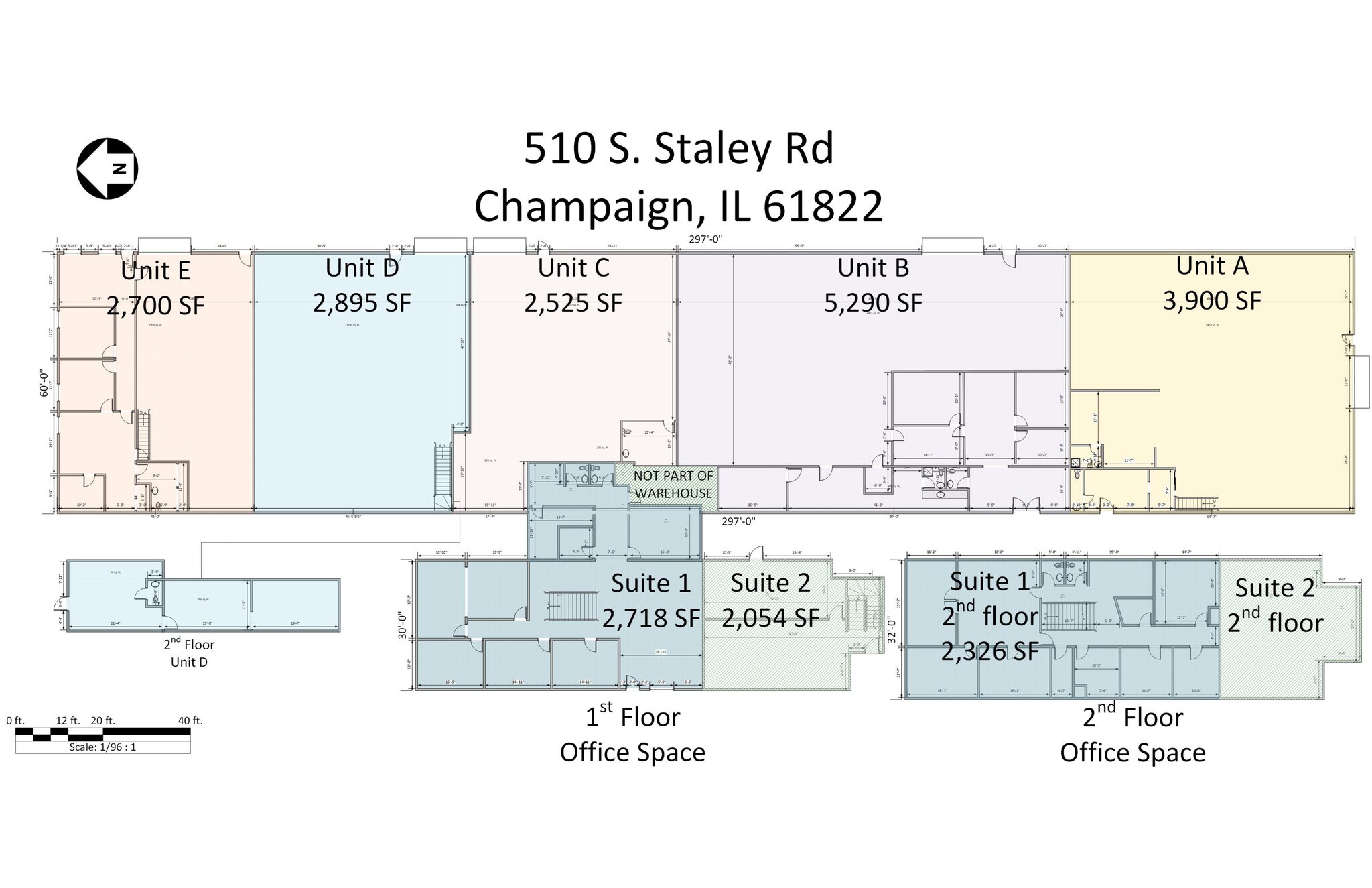 510-512 S Staley Rd, Champaign, IL à louer Plan de site- Image 1 de 1