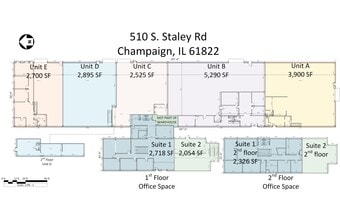 510-512 S Staley Rd, Champaign, IL à louer Plan de site- Image 1 de 1