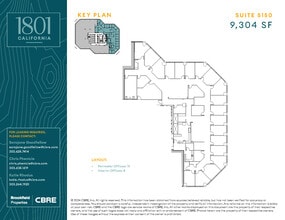 1801 California St, Denver, CO for lease Floor Plan- Image 1 of 1