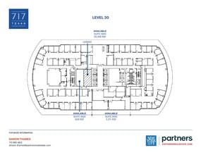 717 Texas Ave, Houston, TX à louer Plan d’étage- Image 1 de 1