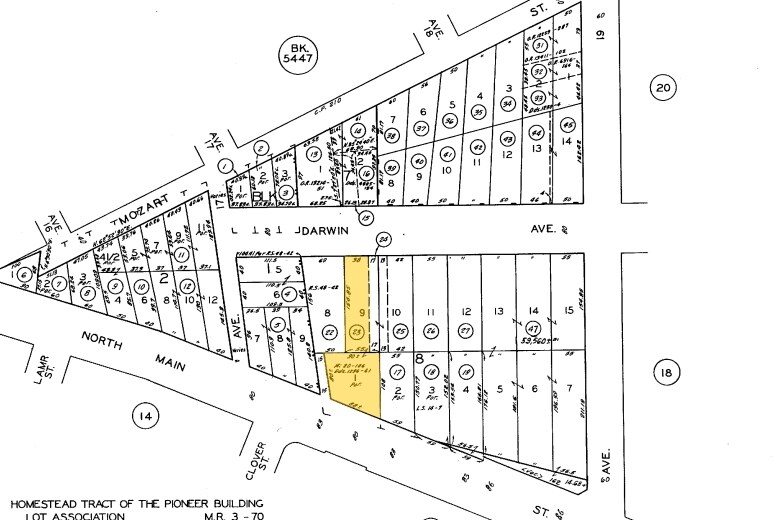 1817 Main st, Los Angeles, CA à vendre - Plan cadastral - Image 2 de 2
