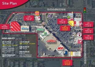 1110-1150 W 6th St, Corona, CA for lease Site Plan- Image 1 of 1