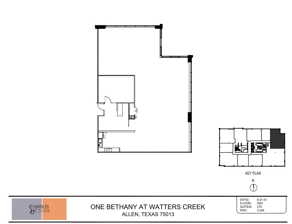 900 W Bethany Dr, Allen, TX à louer Plan d’étage- Image 1 de 1