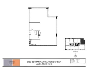 900 W Bethany Dr, Allen, TX à louer Plan d’étage- Image 1 de 1