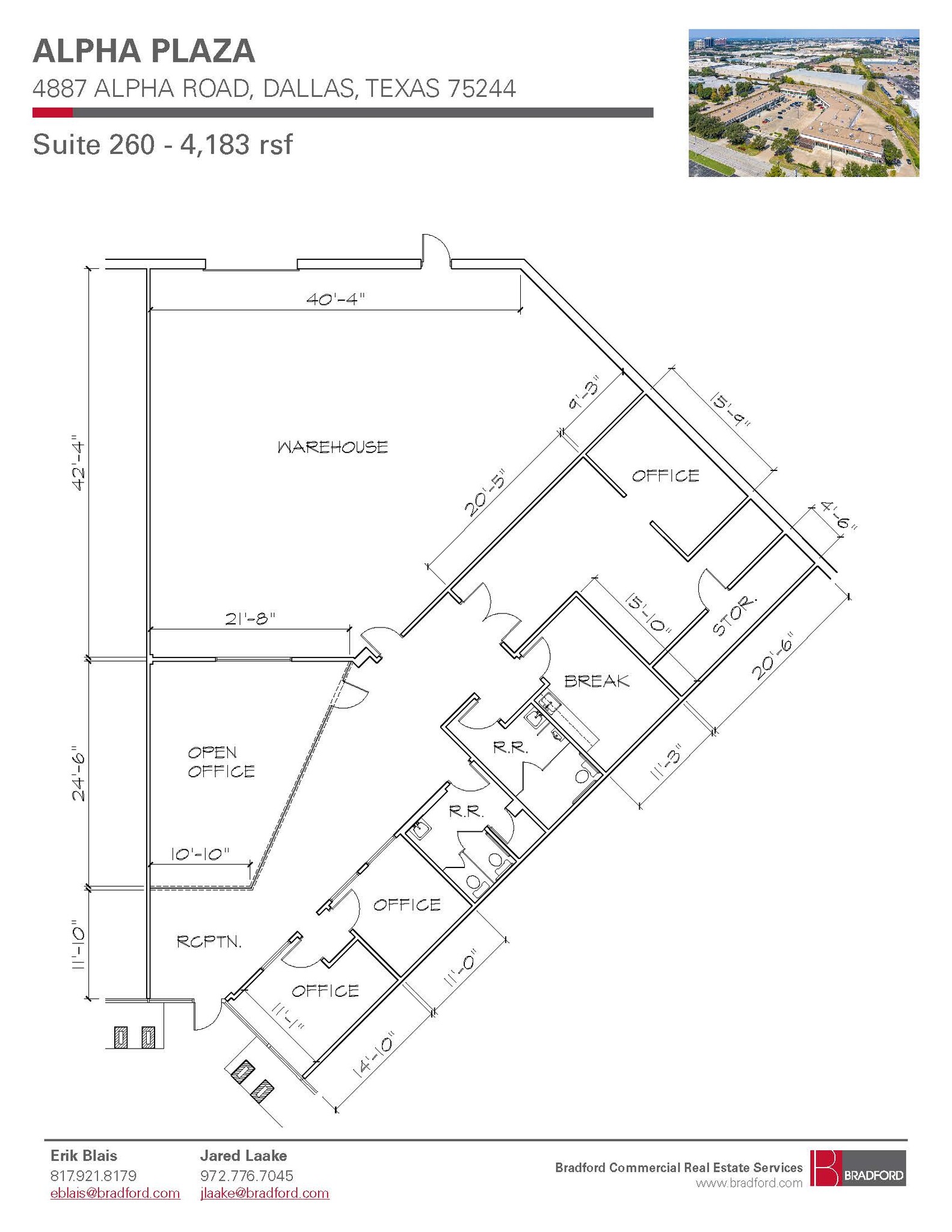 4887 Alpha Rd, Farmers Branch, TX for lease Floor Plan- Image 1 of 1