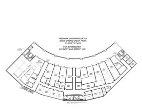 800-820 W Spring Creek Pky, Plano, TX à louer Plan d’étage- Image 1 de 1