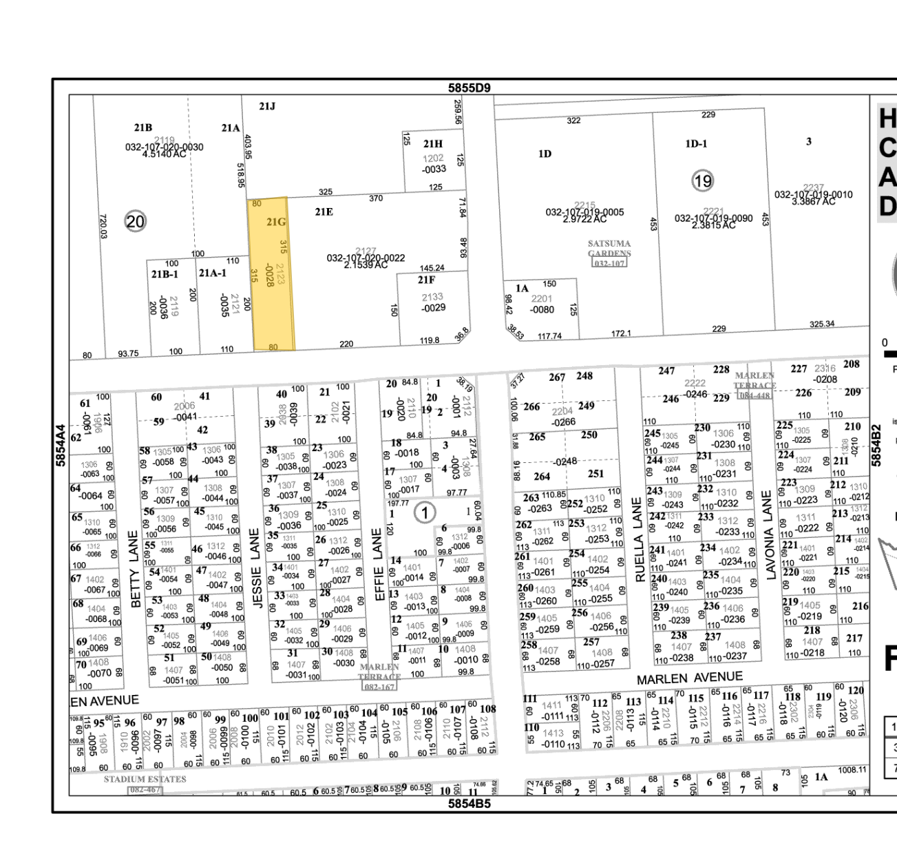 2123 Southmore Ave, Pasadena, TX à vendre Plan cadastral- Image 1 de 4