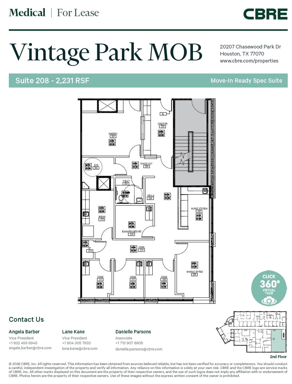20207 Chasewood Park Dr, Houston, TX à louer Plan d’étage- Image 1 de 1