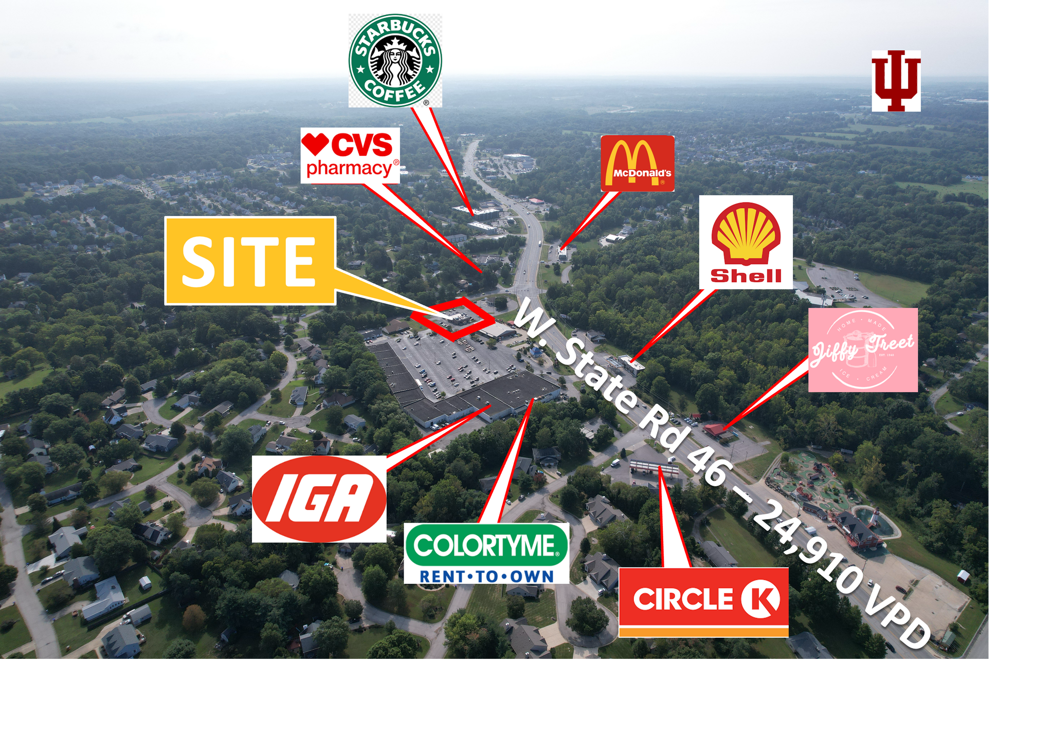 4618 W Richland Plaza Dr, Bloomington, IN à louer Photo du bâtiment- Image 1 de 4